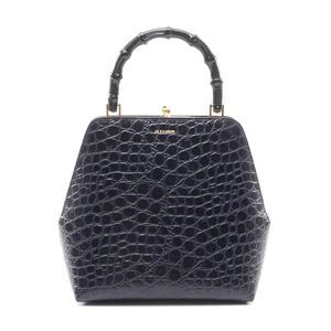 Jil Sander Goji Bamboo Square Leather Handbag